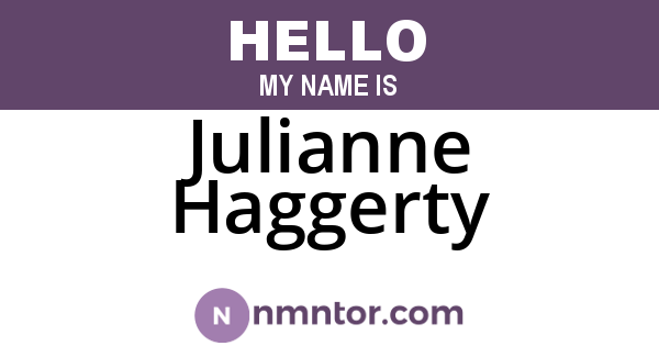 Julianne Haggerty