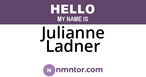 Julianne Ladner