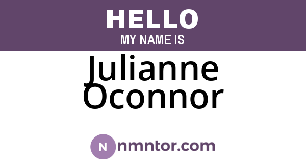 Julianne Oconnor