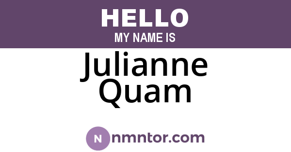 Julianne Quam