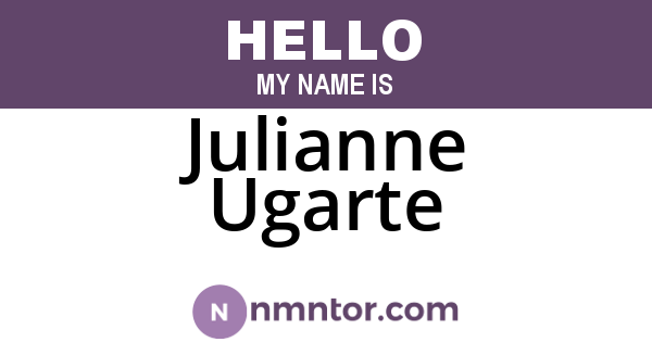 Julianne Ugarte
