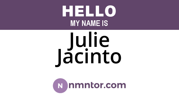 Julie Jacinto