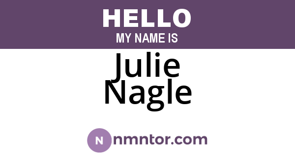 Julie Nagle