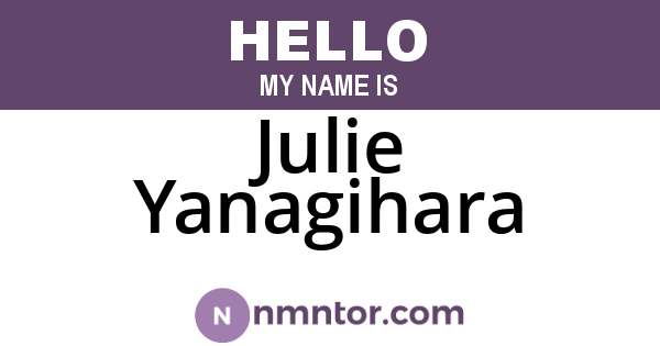 Julie Yanagihara
