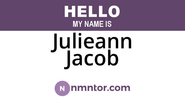 Julieann Jacob