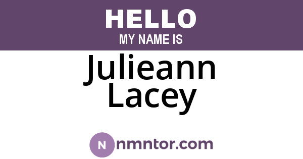 Julieann Lacey