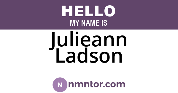 Julieann Ladson