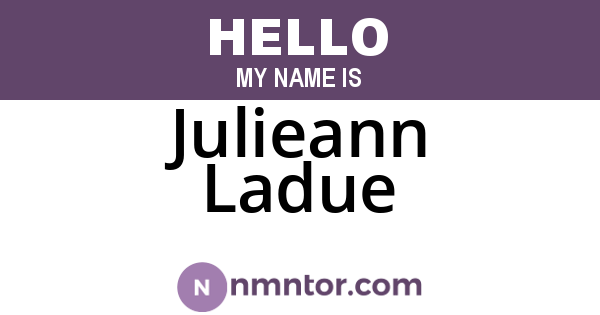 Julieann Ladue