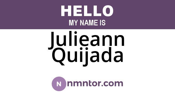Julieann Quijada