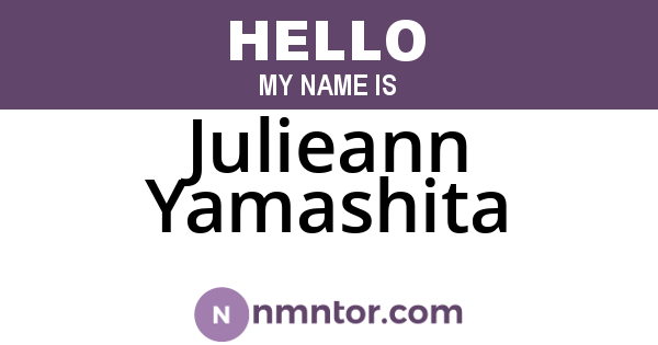 Julieann Yamashita