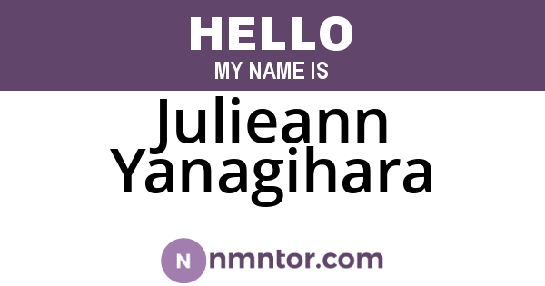 Julieann Yanagihara