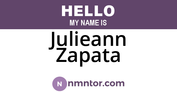 Julieann Zapata