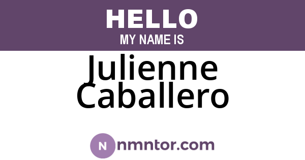 Julienne Caballero