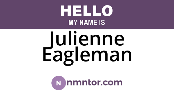 Julienne Eagleman