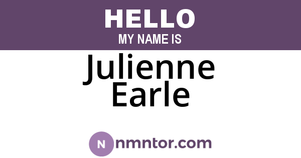 Julienne Earle