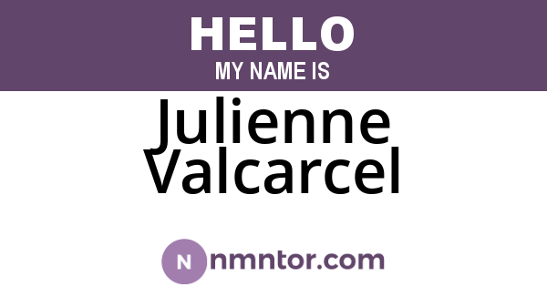 Julienne Valcarcel