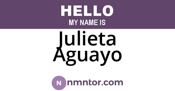 Julieta Aguayo