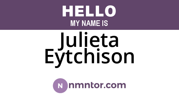 Julieta Eytchison