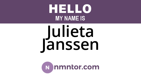 Julieta Janssen