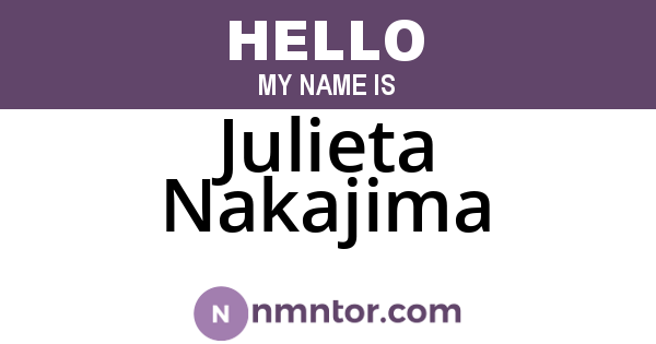 Julieta Nakajima