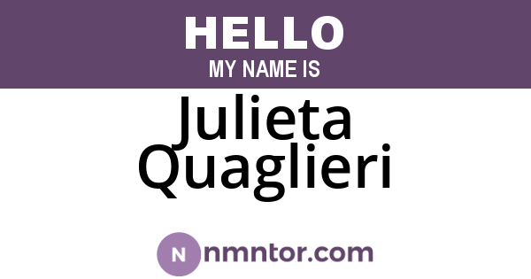 Julieta Quaglieri