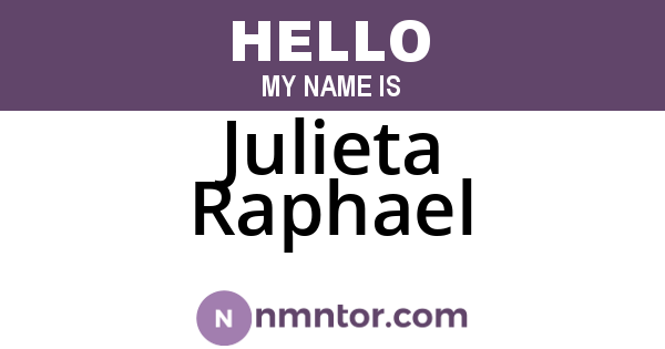 Julieta Raphael