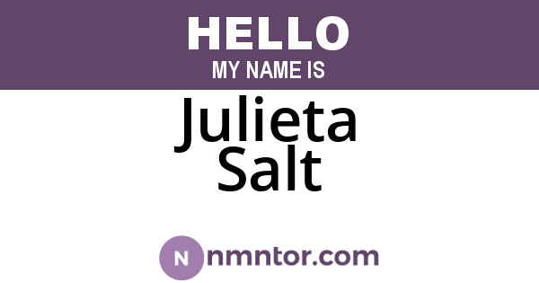 Julieta Salt
