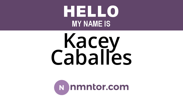 Kacey Caballes