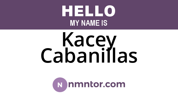 Kacey Cabanillas