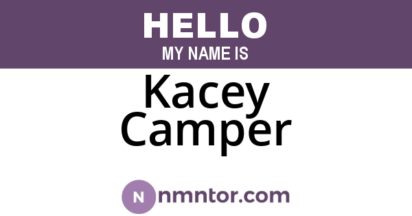 Kacey Camper