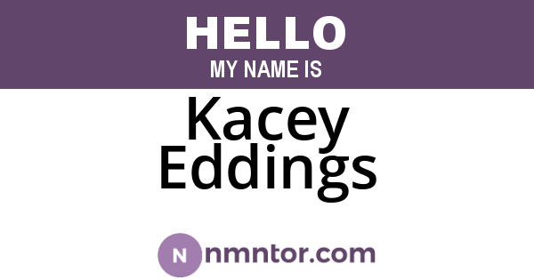 Kacey Eddings