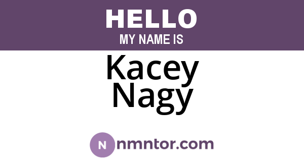 Kacey Nagy
