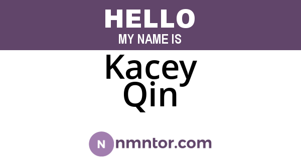 Kacey Qin
