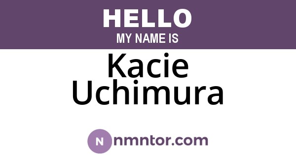 Kacie Uchimura