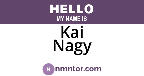 Kai Nagy