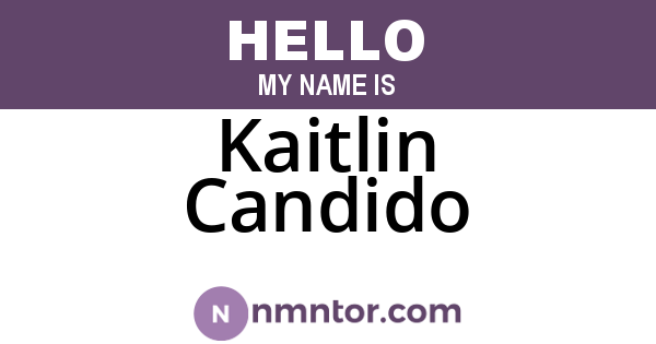 Kaitlin Candido