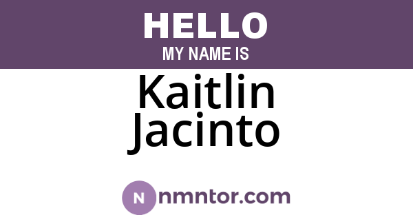 Kaitlin Jacinto