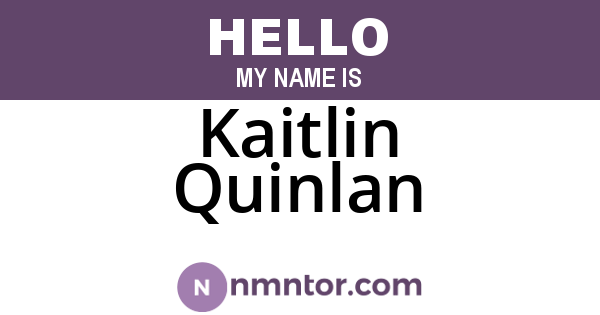 Kaitlin Quinlan