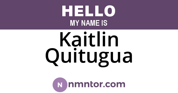 Kaitlin Quitugua