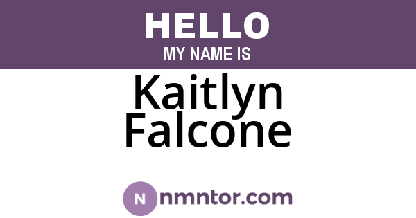 Kaitlyn Falcone