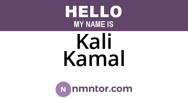 Kali Kamal