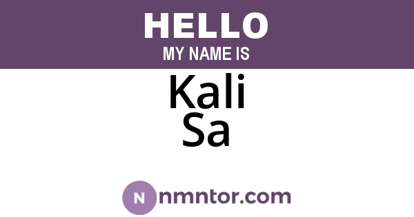 Kali Sa