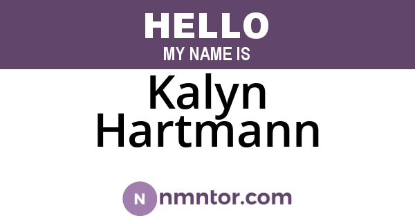 Kalyn Hartmann