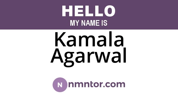 Kamala Agarwal
