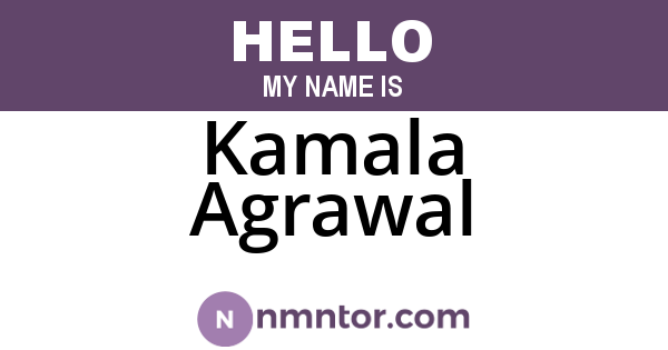 Kamala Agrawal