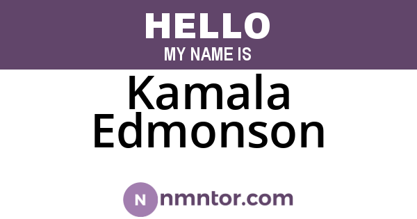 Kamala Edmonson