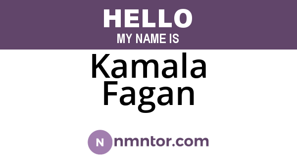 Kamala Fagan