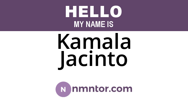 Kamala Jacinto