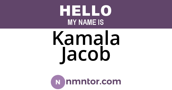 Kamala Jacob