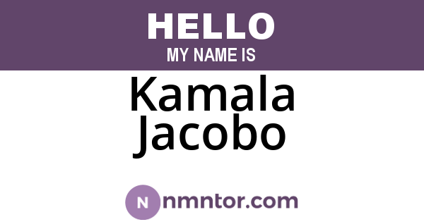 Kamala Jacobo